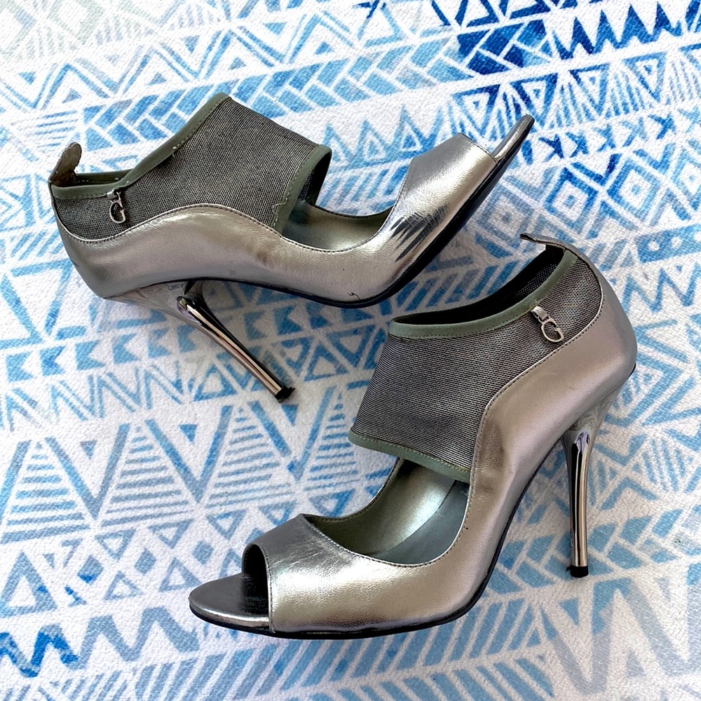 Guess Chrome Heels